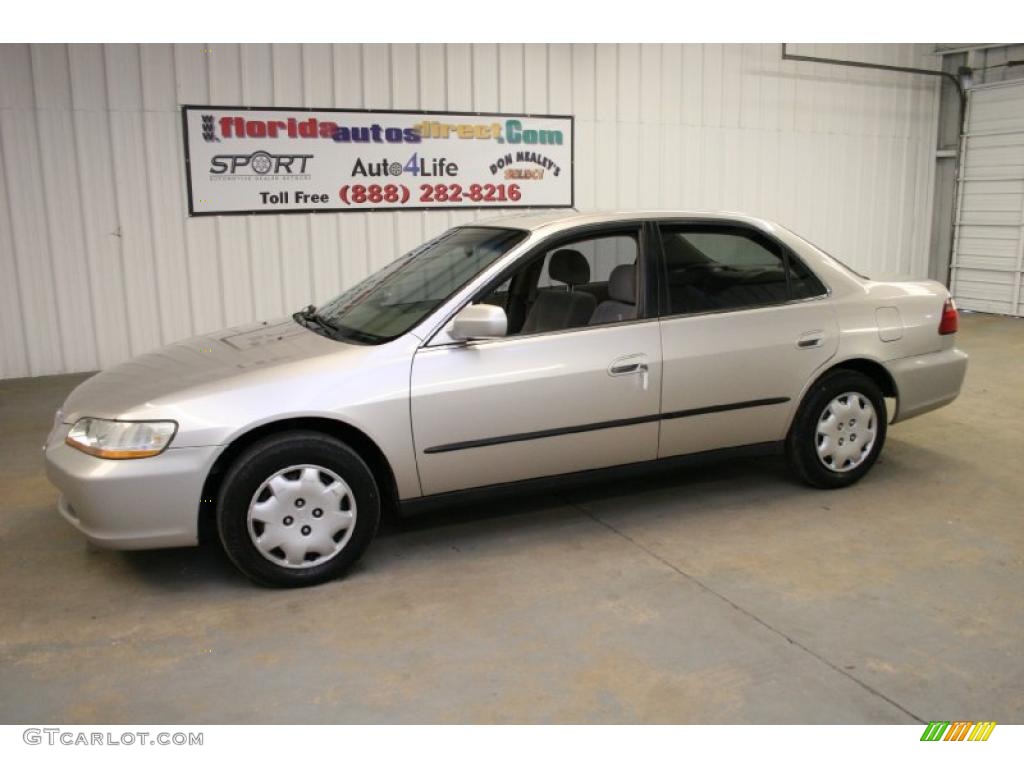 1998 Accord LX Sedan - Regent Silver Pearl / Quartz photo #8