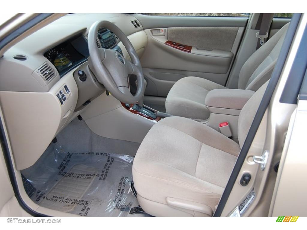 2006 Corolla LE - Desert Sand Mica / Beige photo #4