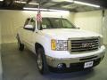 2010 Summit White GMC Sierra 1500 SLT Crew Cab 4x4  photo #2