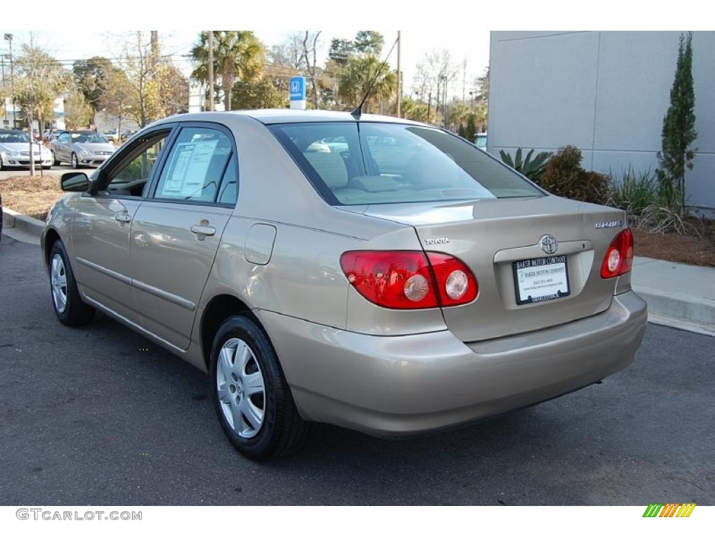 2006 Corolla LE - Desert Sand Mica / Beige photo #17