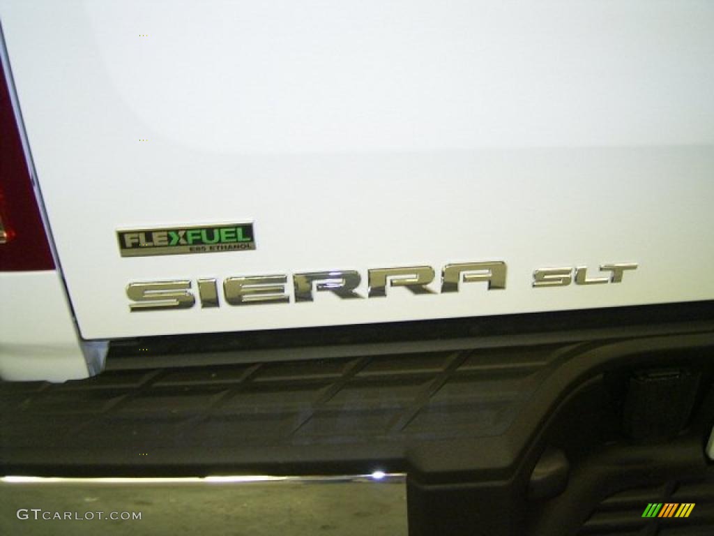 2010 Sierra 1500 SLT Crew Cab 4x4 - Summit White / Light Titanium/Ebony photo #39