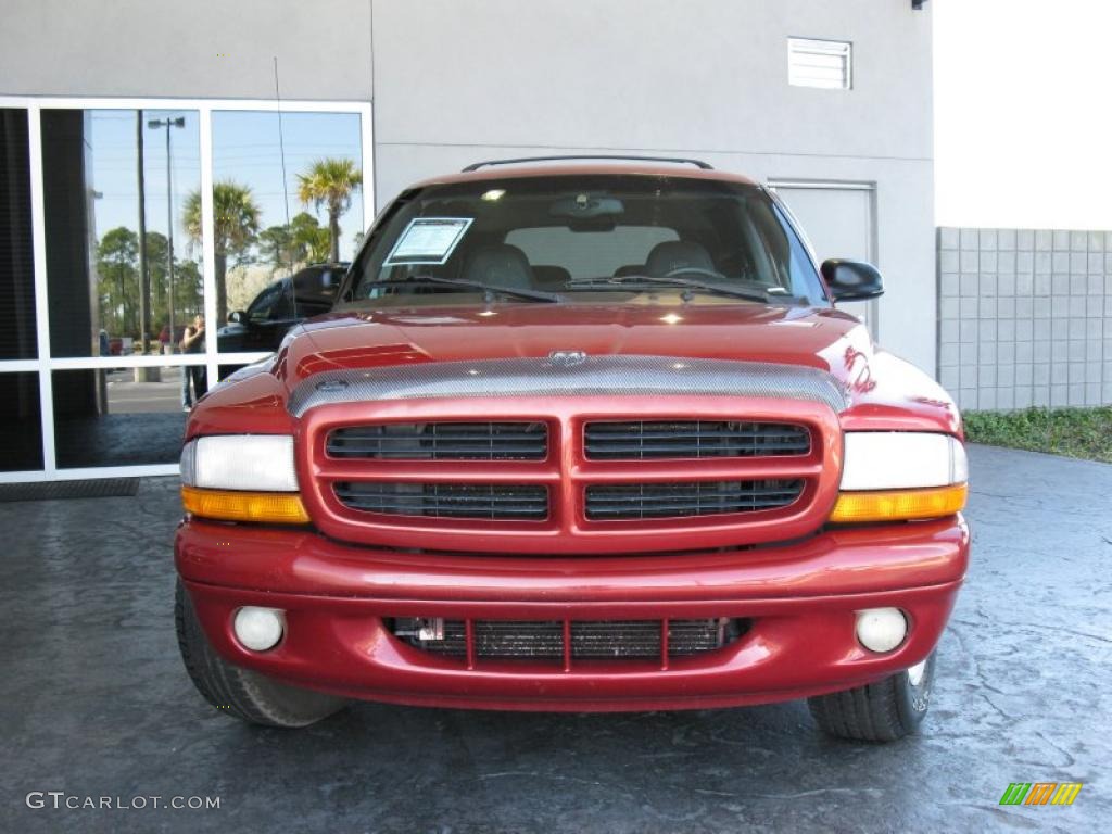 2000 Durango SLT - Chili Pepper Red Pearl / Agate Black photo #3