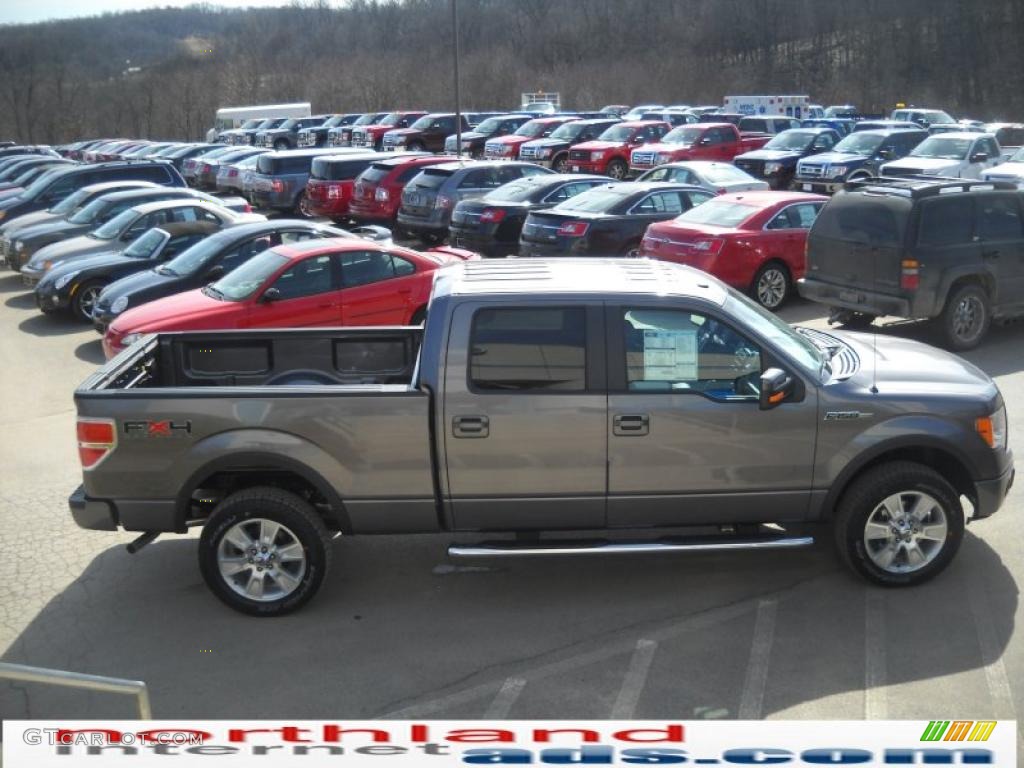 2010 F150 FX4 SuperCrew 4x4 - Sterling Grey Metallic / Medium Stone photo #5