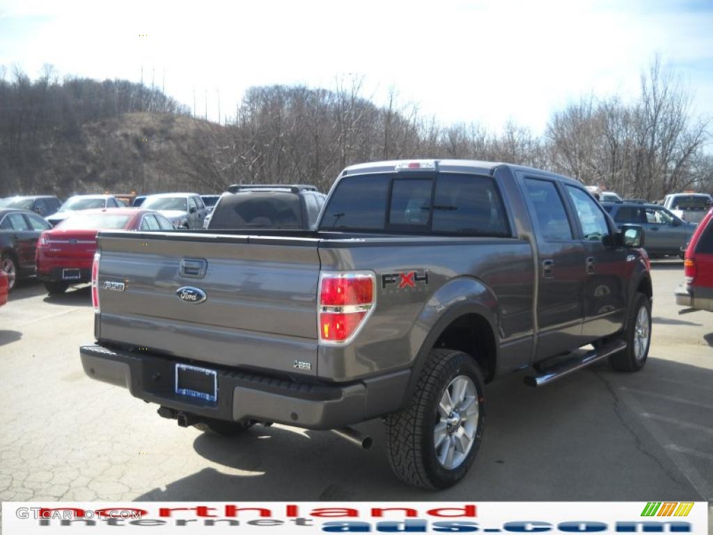 2010 F150 FX4 SuperCrew 4x4 - Sterling Grey Metallic / Medium Stone photo #6