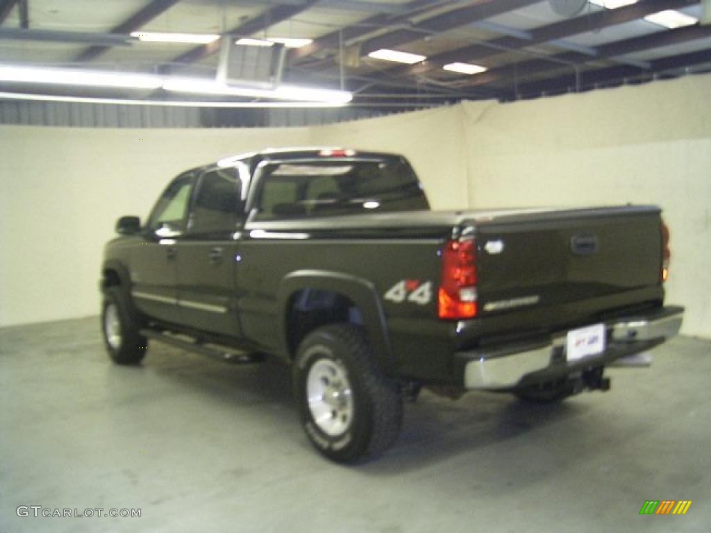 2005 Silverado 3500 LT Crew Cab 4x4 - Black / Medium Gray photo #3