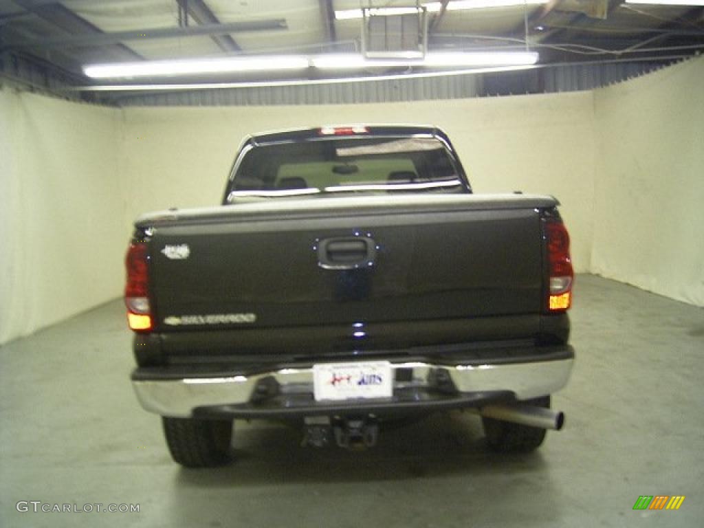 2005 Silverado 3500 LT Crew Cab 4x4 - Black / Medium Gray photo #6