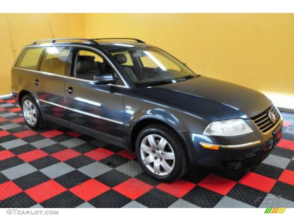 2002 Passat GLX Wagon - Blue Anthracite Pearl / Grey photo #1