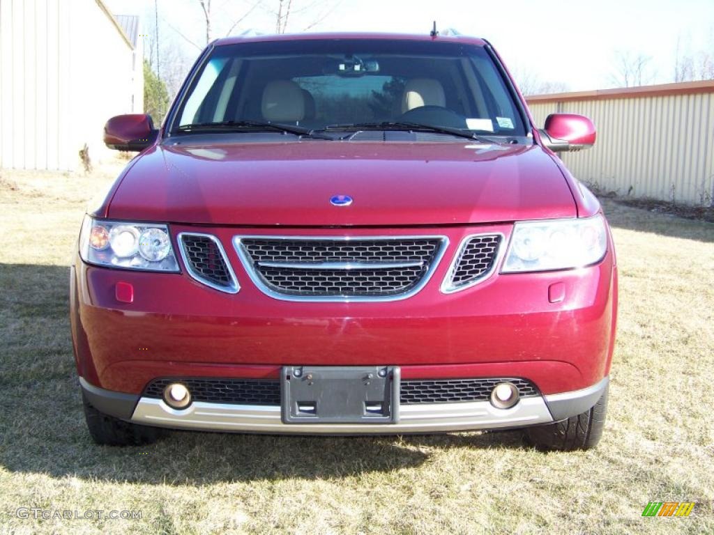 2006 9-7X 5.3i - Lingonberry Red Metallic / Desert Sand Leather photo #2