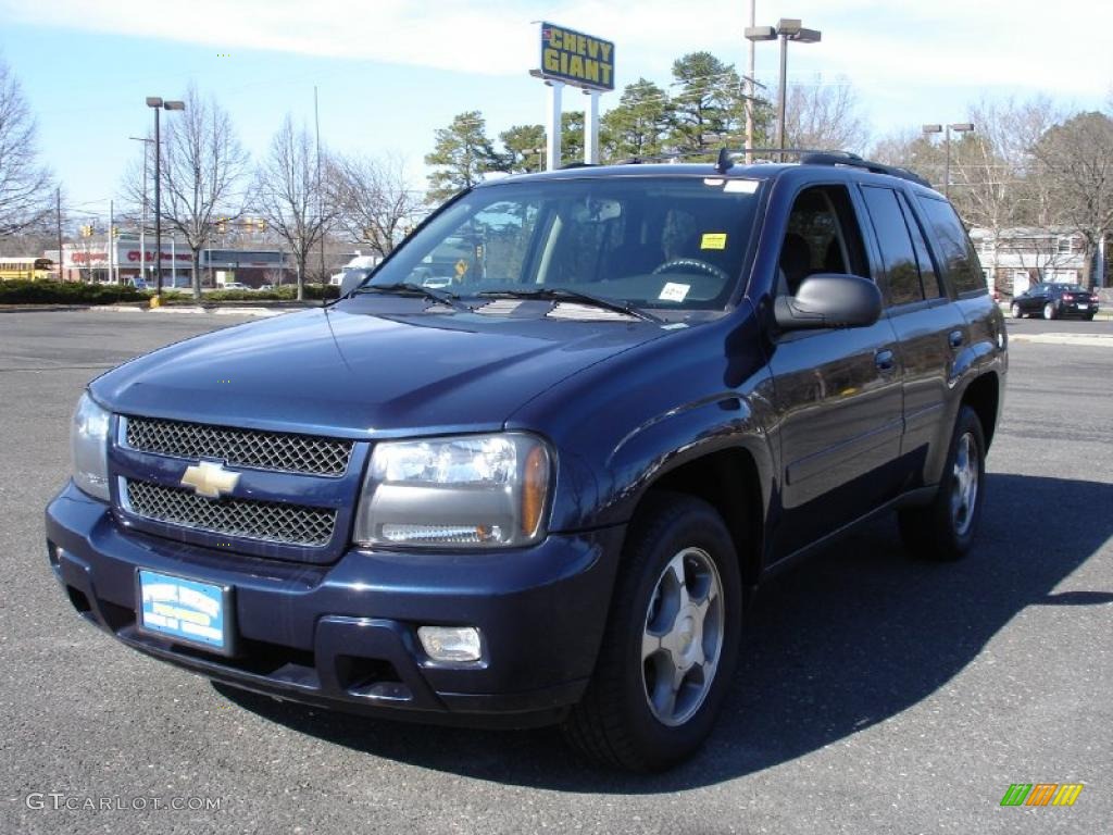 2008 TrailBlazer LT 4x4 - Imperial Blue Metallic / Ebony photo #1