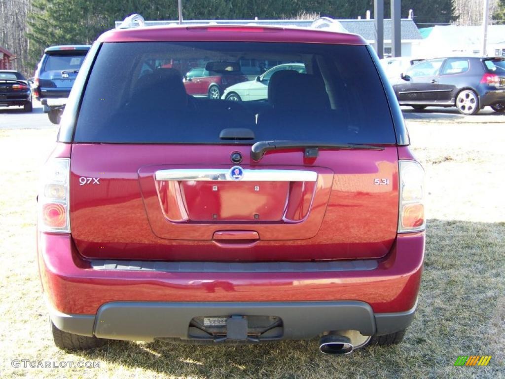 2006 9-7X 5.3i - Lingonberry Red Metallic / Desert Sand Leather photo #6