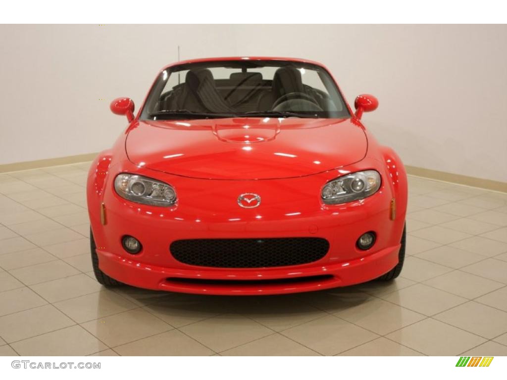 2008 MX-5 Miata Roadster - True Red / Black photo #2