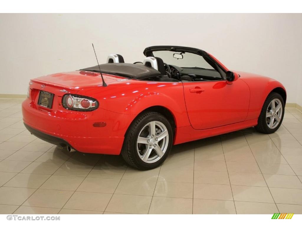 2008 MX-5 Miata Roadster - True Red / Black photo #7