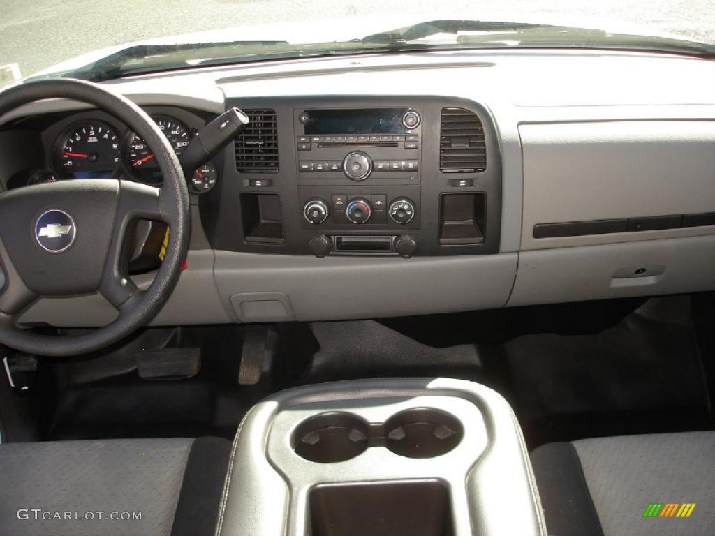 2008 Silverado 1500 Work Truck Extended Cab - Summit White / Dark Titanium photo #12