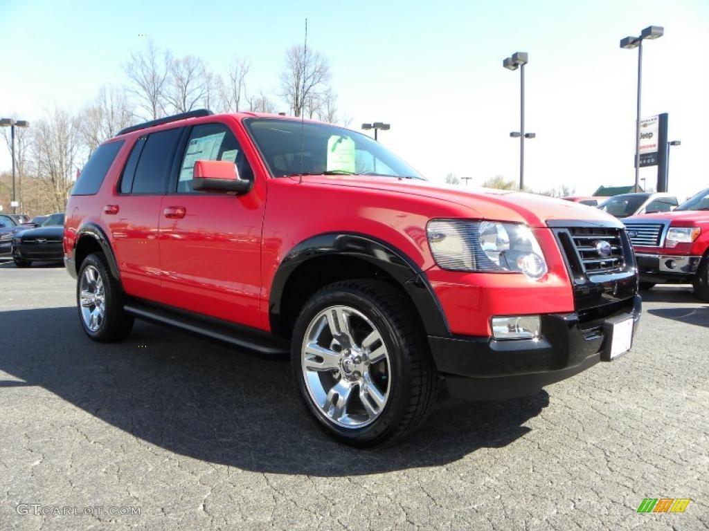 2010 Explorer XLT Sport - Torch Red / Black photo #1
