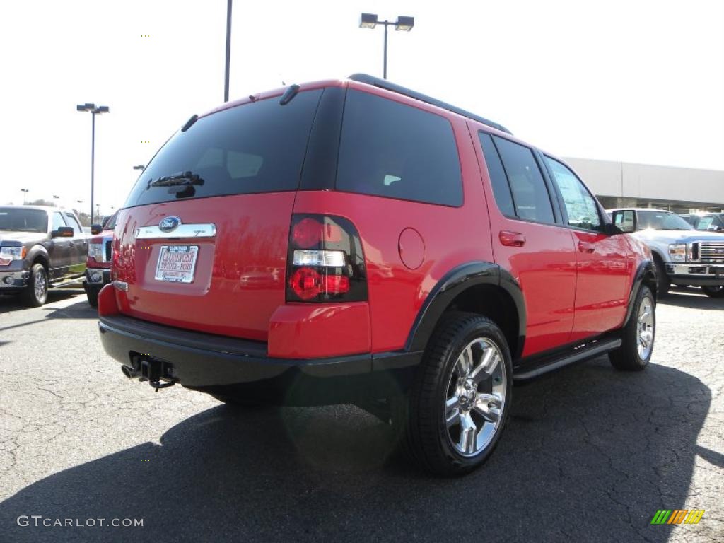 2010 Explorer XLT Sport - Torch Red / Black photo #3