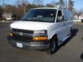 Summit White 2009 Chevrolet Express LS 3500 Passenger Van