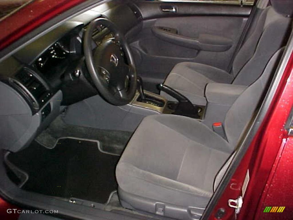 2006 Accord EX Sedan - Redondo Red Pearl / Gray photo #16