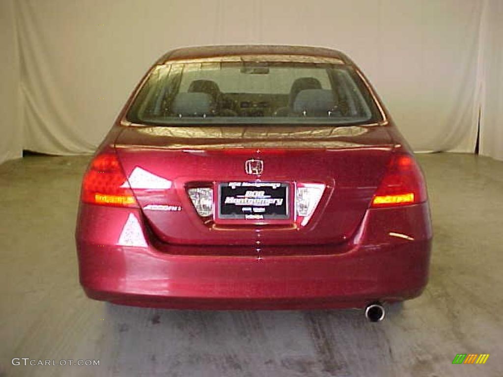 2006 Accord EX Sedan - Redondo Red Pearl / Gray photo #17