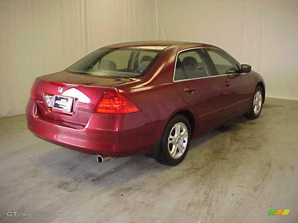 2006 Accord EX Sedan - Redondo Red Pearl / Gray photo #18