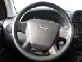 2009 Jeep Compass Dark Slate Gray McKinley Leather Interior Steering Wheel Photo