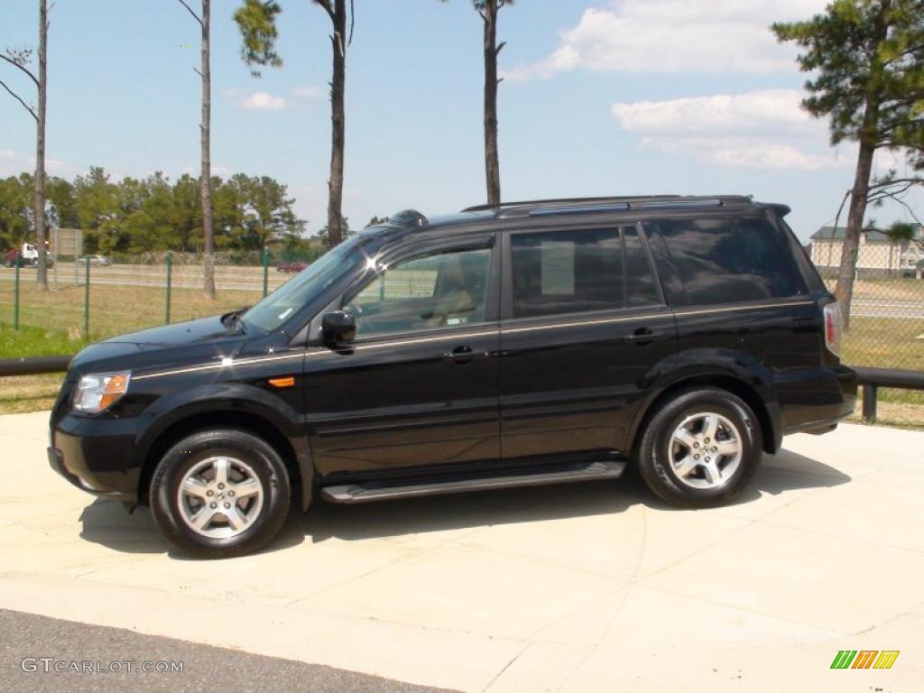 2007 Formal Black Honda Pilot EXL 4WD 27325343 Photo 8 GTCarLot