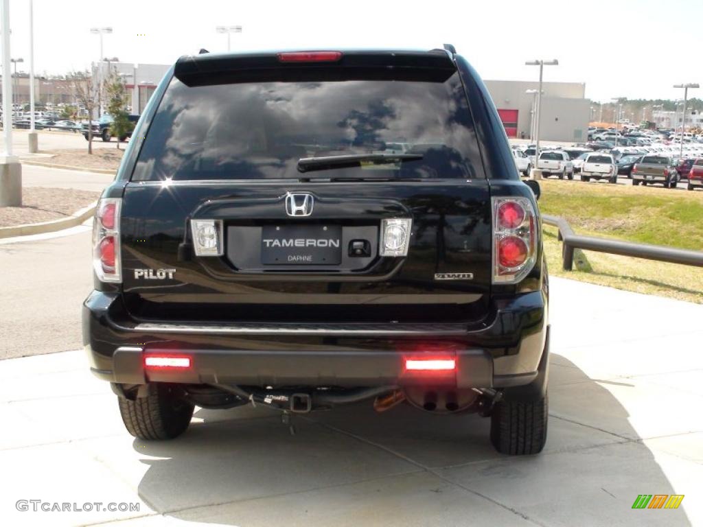 2007 Pilot EX-L 4WD - Formal Black / Saddle photo #11