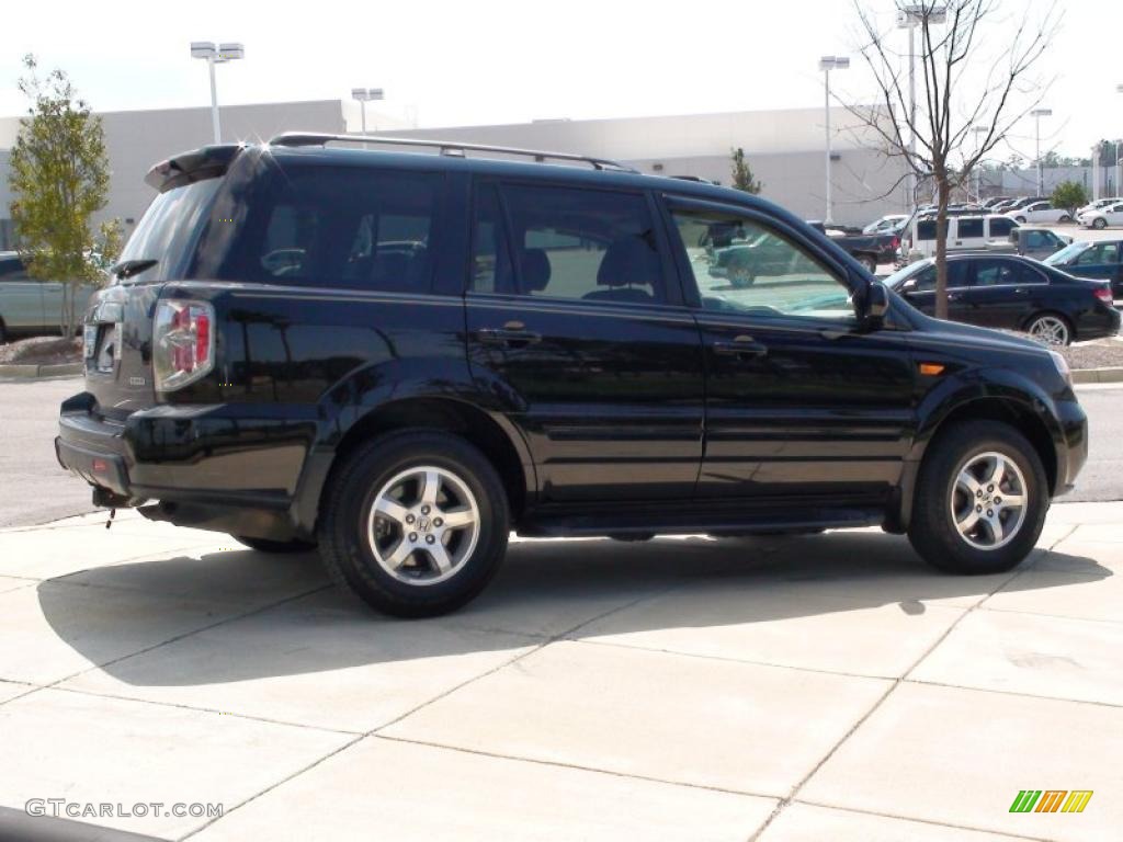 2007 Pilot EX-L 4WD - Formal Black / Saddle photo #13