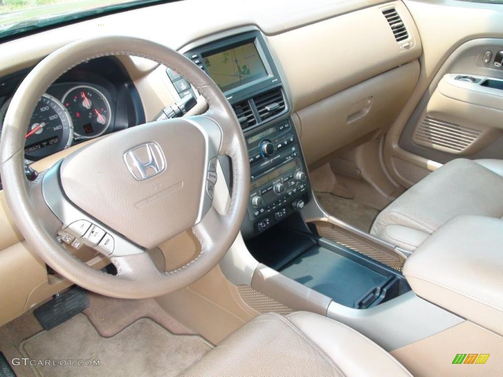 2007 Pilot EX-L 4WD - Formal Black / Saddle photo #17