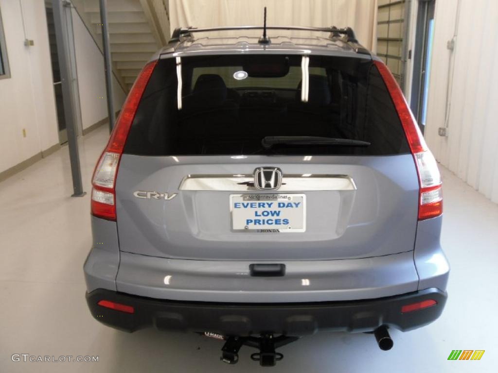 2008 CR-V EX-L - Glacier Blue Metallic / Gray photo #3
