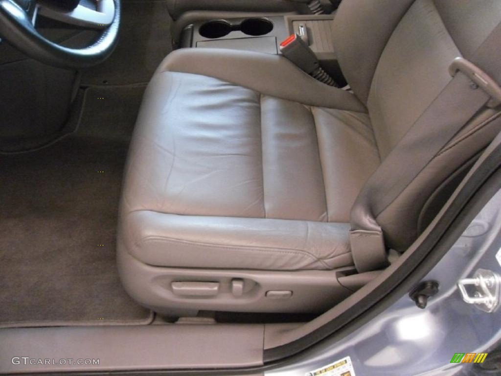 2008 CR-V EX-L - Glacier Blue Metallic / Gray photo #8