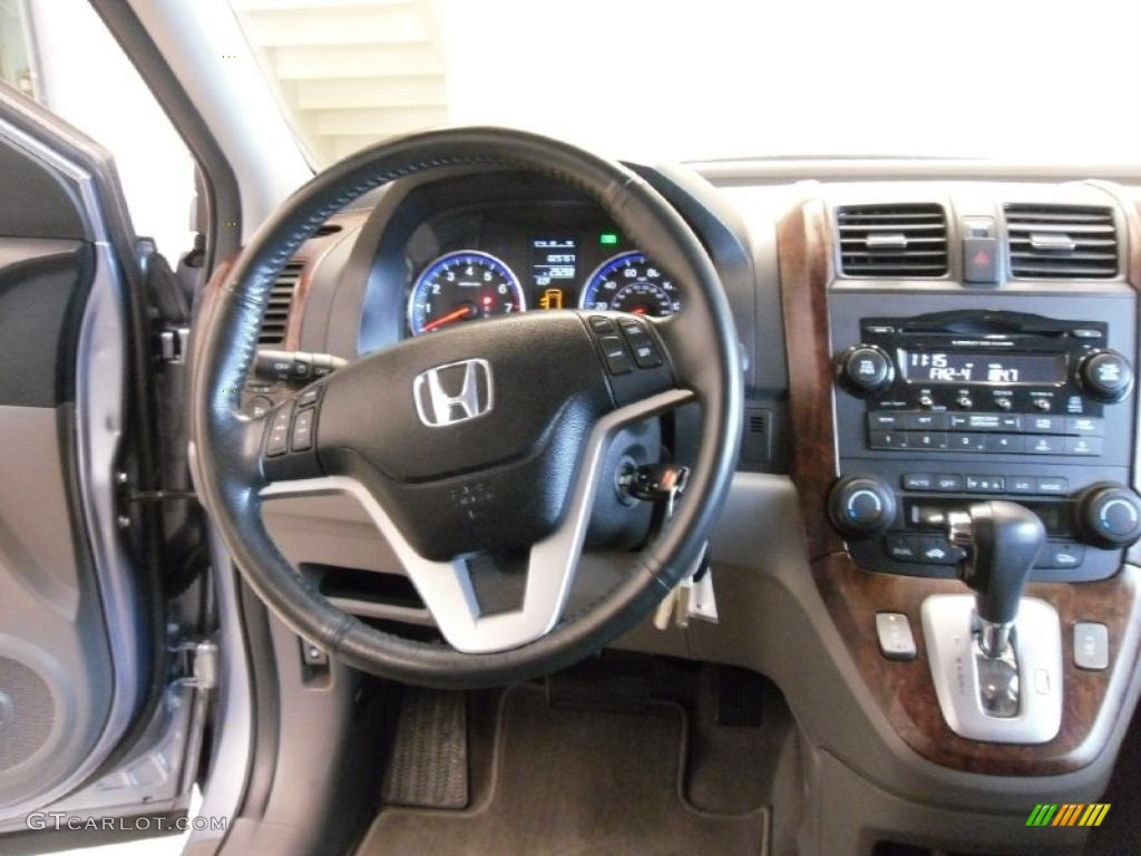 2008 CR-V EX-L - Glacier Blue Metallic / Gray photo #17