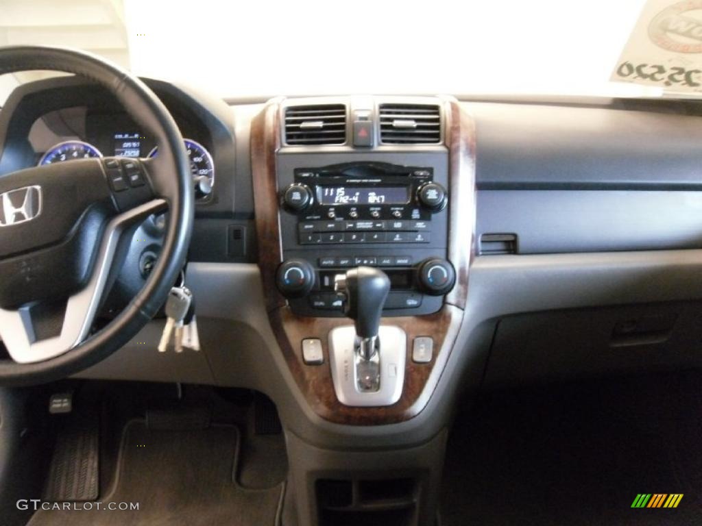 2008 CR-V EX-L - Glacier Blue Metallic / Gray photo #18