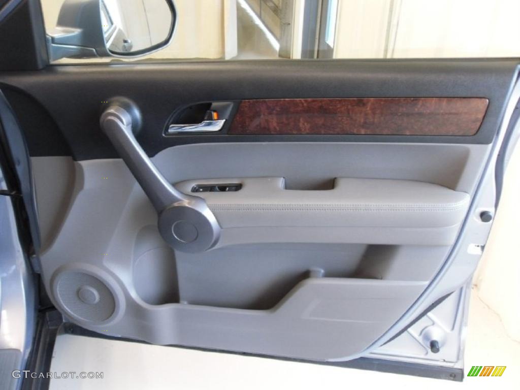 2008 CR-V EX-L - Glacier Blue Metallic / Gray photo #23