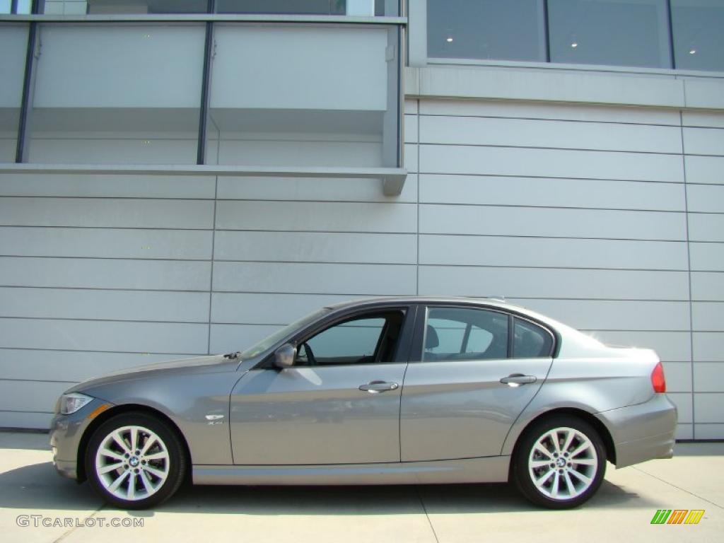 2010 3 Series 328i xDrive Sedan - Space Gray Metallic / Black photo #3