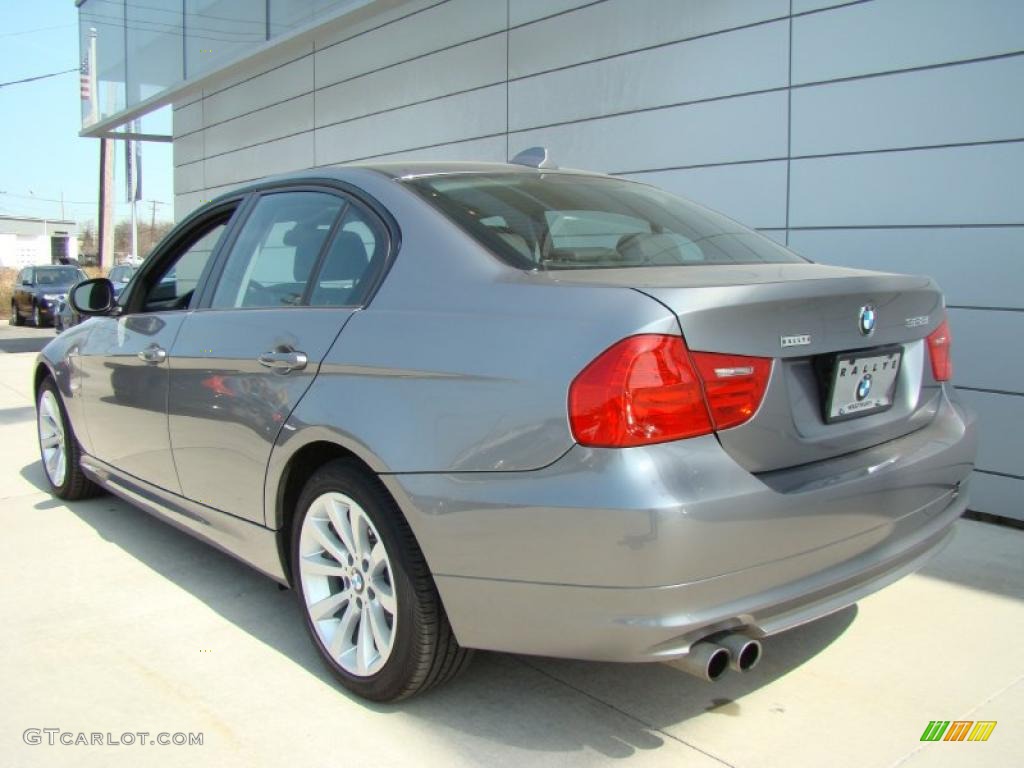 2010 3 Series 328i xDrive Sedan - Space Gray Metallic / Black photo #4