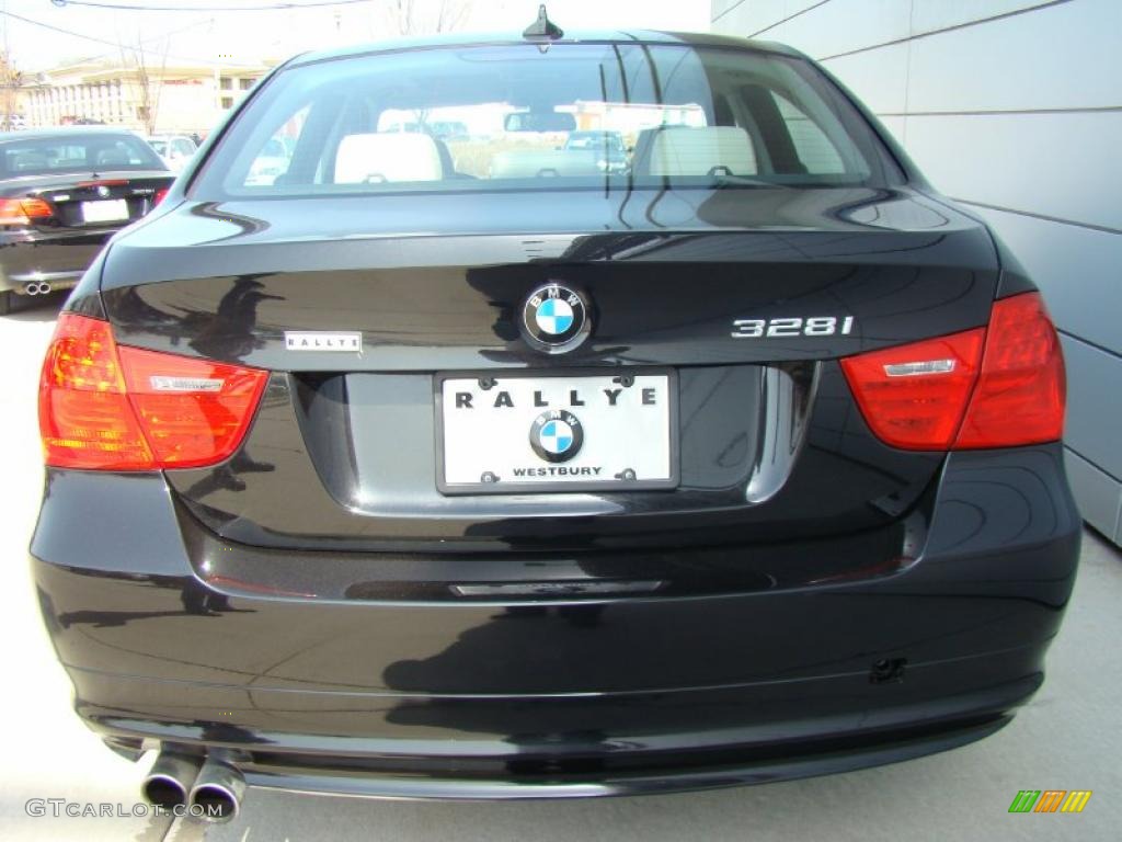 2010 3 Series 328i xDrive Sedan - Black Sapphire Metallic / Oyster/Black Dakota Leather photo #5
