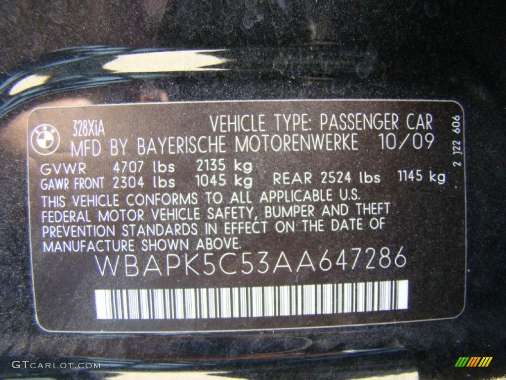 2010 3 Series 328i xDrive Sedan - Black Sapphire Metallic / Oyster/Black Dakota Leather photo #15