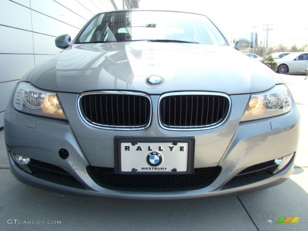 2010 3 Series 328i xDrive Sedan - Space Gray Metallic / Black photo #2