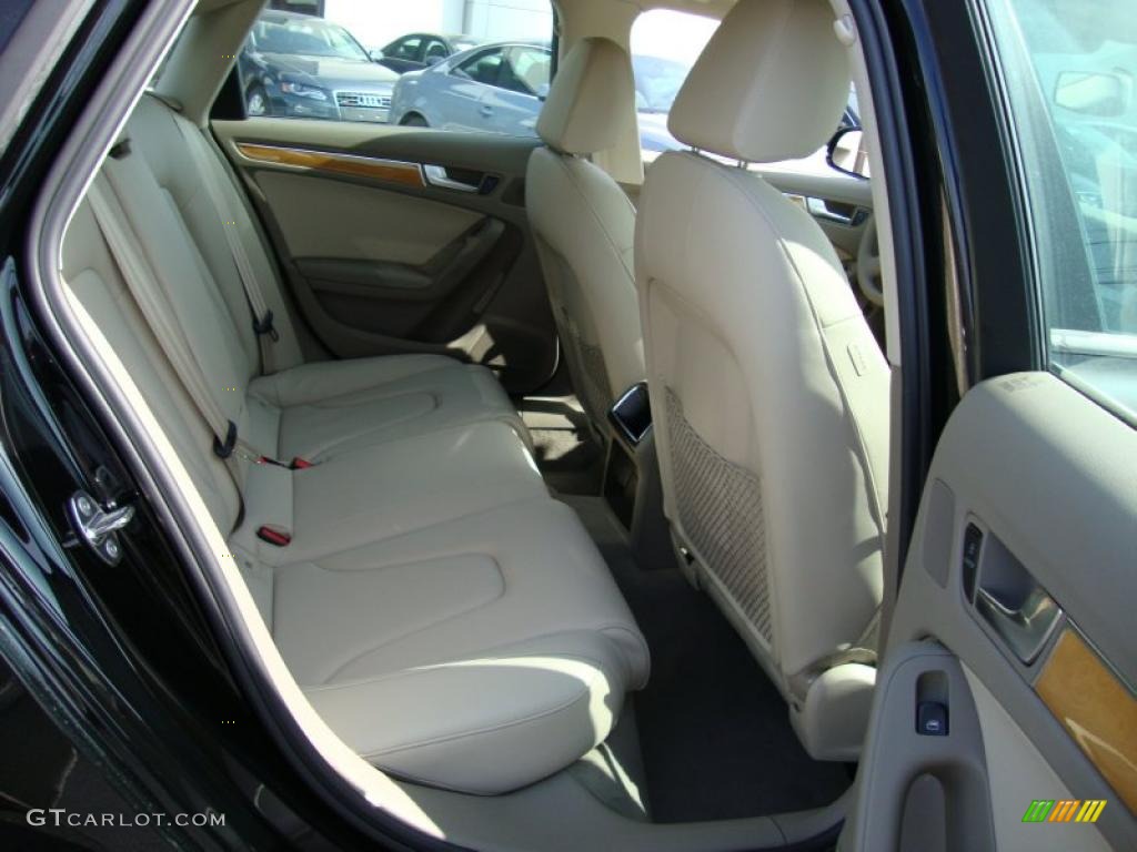 Beige Interior 2010 Audi A4 2.0T quattro Sedan Photo #27387162