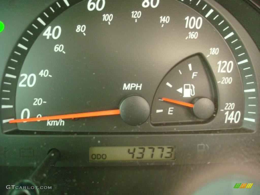 2002 Camry LE - Catalina Blue Metallic / Taupe photo #15