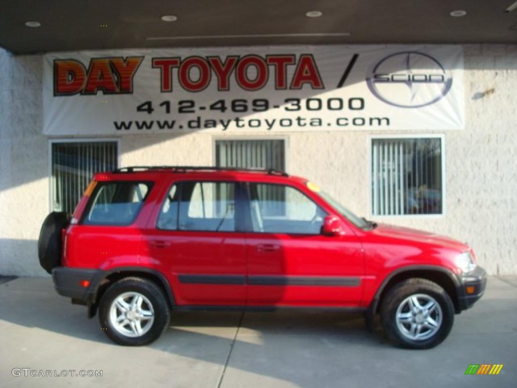1999 CR-V EX 4WD - Milano Red / Charcoal photo #1