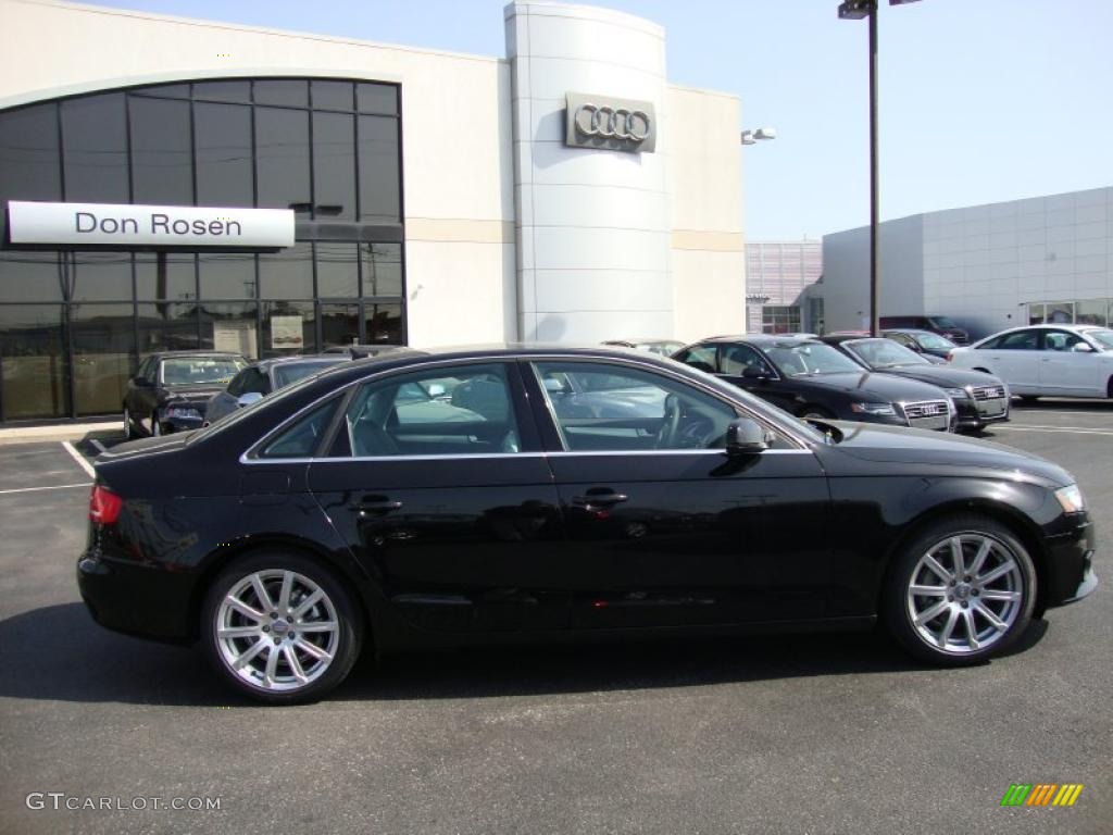 2010 A4 2.0T quattro Sedan - Brilliant Black / Black photo #6