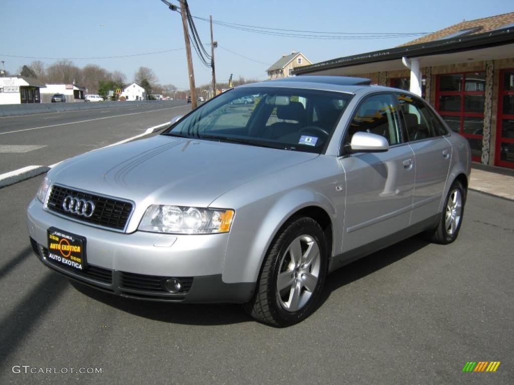 2004 A4 3.0 quattro Sedan - Light Silver Metallic / Ebony photo #1