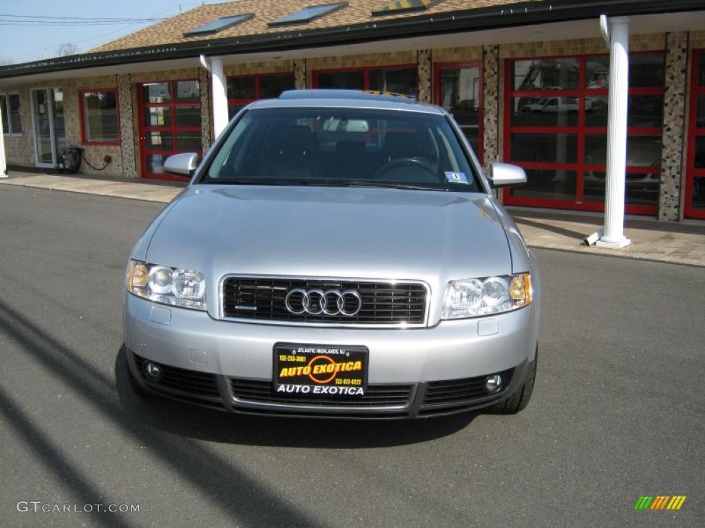2004 A4 3.0 quattro Sedan - Light Silver Metallic / Ebony photo #5