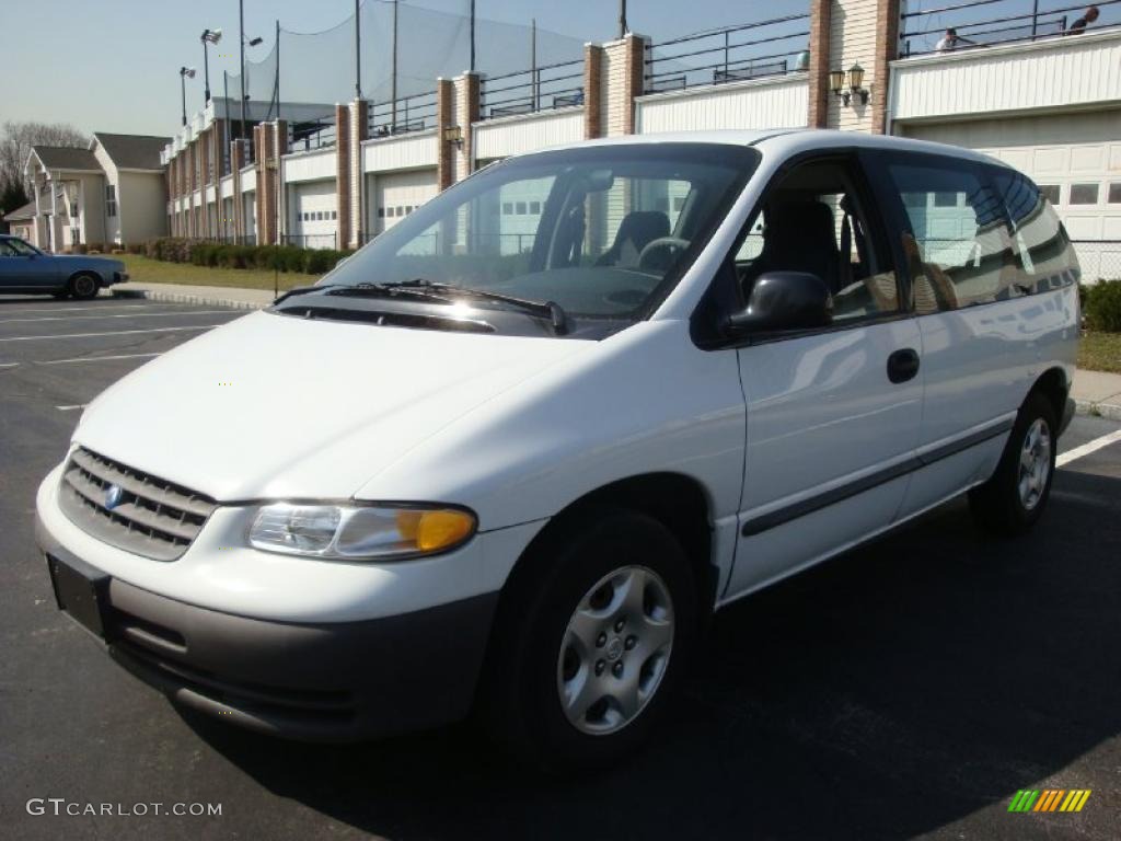 Bright White Plymouth Voyager