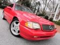 2001 Magma Red Mercedes-Benz SL 500 Roadster  photo #22