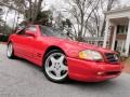 2001 Magma Red Mercedes-Benz SL 500 Roadster  photo #23