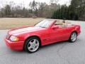 2001 Magma Red Mercedes-Benz SL 500 Roadster  photo #24