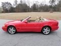 2001 Magma Red Mercedes-Benz SL 500 Roadster  photo #25