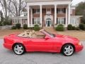 2001 Magma Red Mercedes-Benz SL 500 Roadster  photo #26